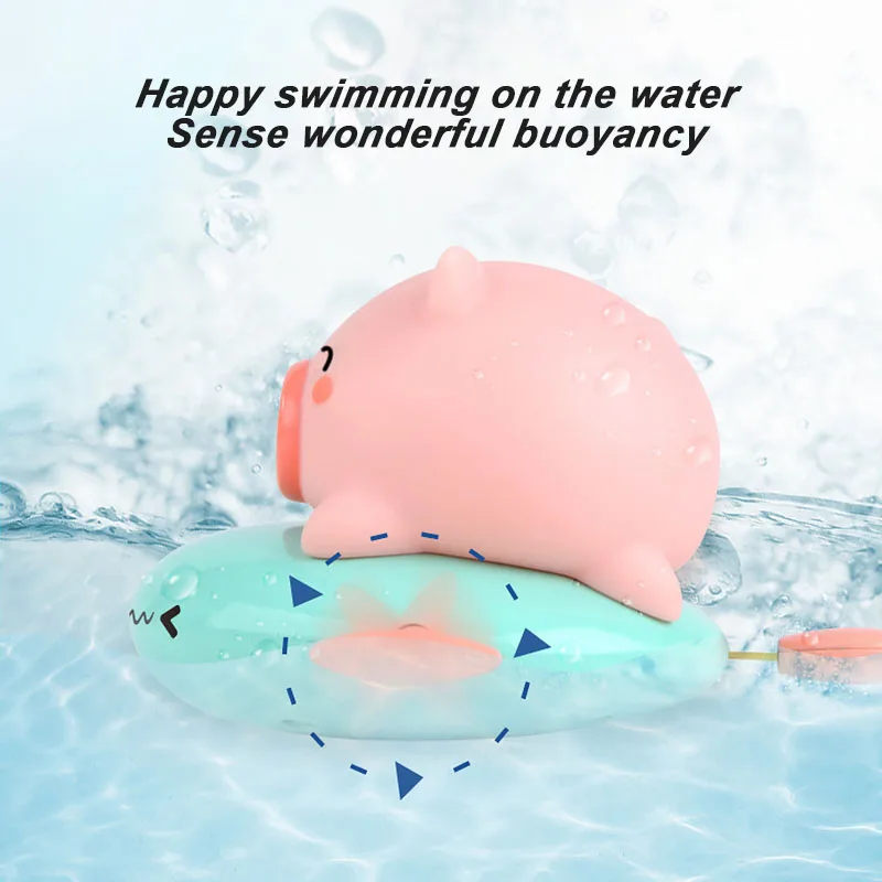 Giocattoli da bagno per bambini Baby che giocano in acqua Orologio da bagno galleggiante Giocattoli per bambini piccoli