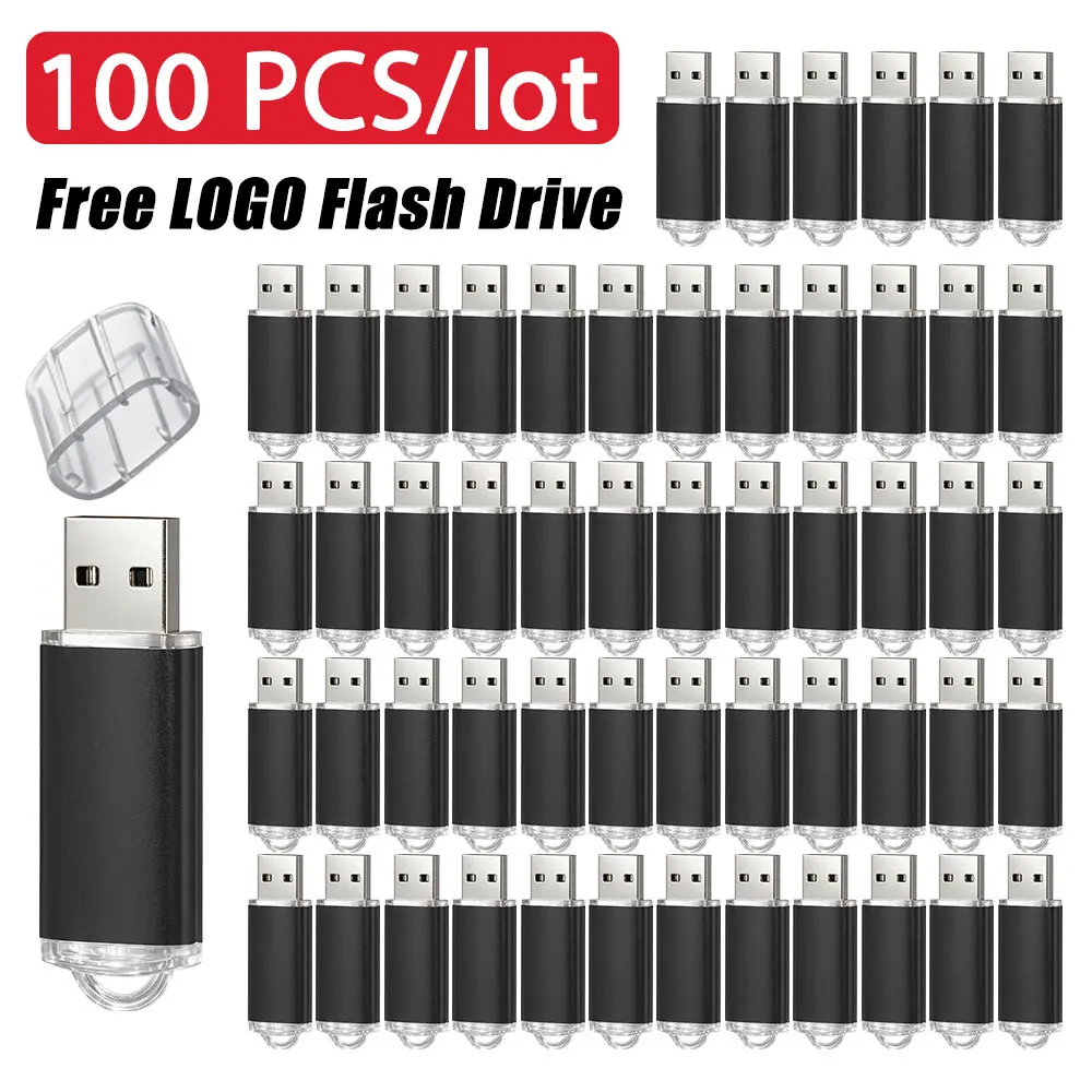 

wholesale 100 Pack USB 1GB 2GB 4GB 8GB 16GB Flash Drive Memory Stick Pendrive Thumb Drive Lot 32G 64GB 128GB Memory Flash Disk