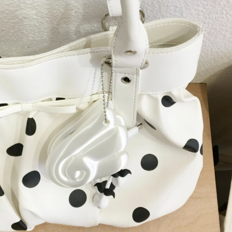 

Y2K Original Design 3D Printing of Korean Wings Data Cable Wired Earphones Storage Box Bag Pendant Home Storage Supplies