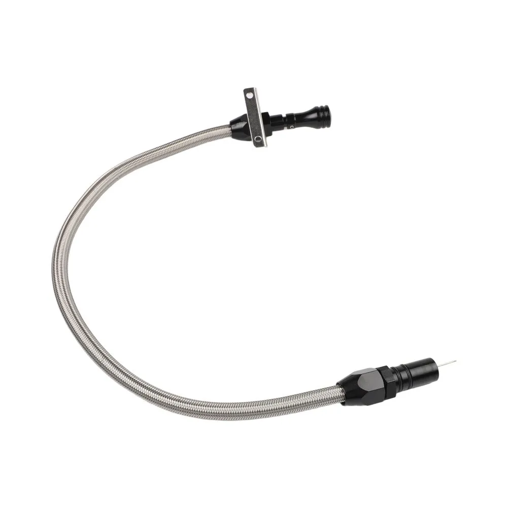Oil Dipstick Stainless Steel with Flexible Design for 700R4 4L60E 4L80E Automatic Transmissions Cold Hot Readings
