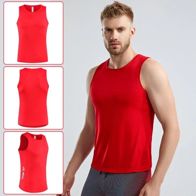 

Men Tank Tops Undershirt Casual Vest Fitness Gym Sports Slim Fit Comfort Home Wear Breathable Compression Tight Gym Shirt