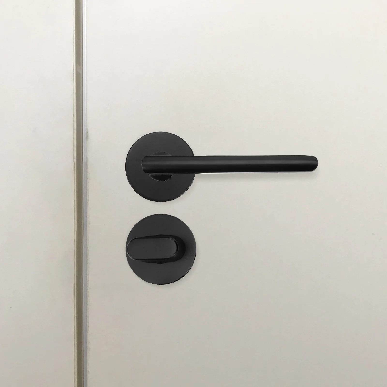 욕실 잠금장치 1세트, 아연 합금 화장실 문 표시등, 빨간색/녹색, 비어있음/사용중 상태 표시, 프라이버시 볼트, 공용 화장실용