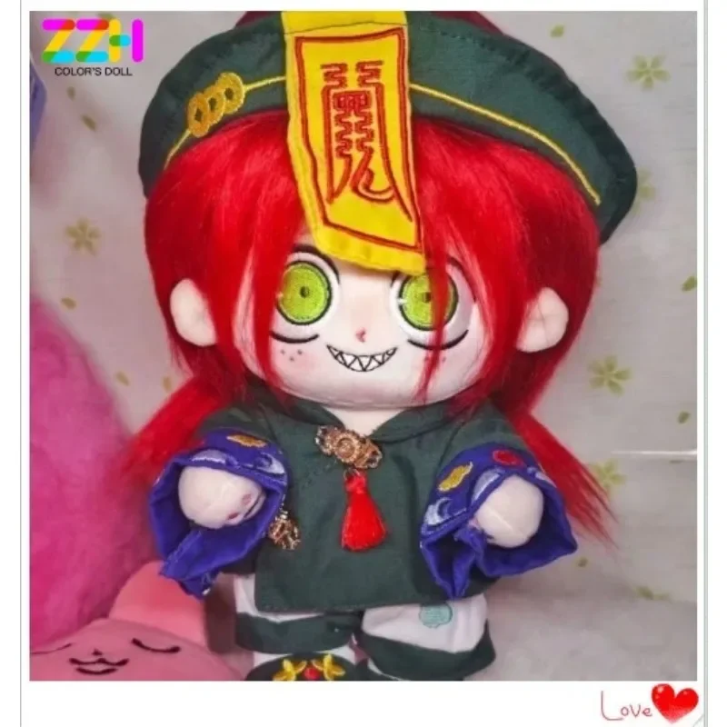 

Stuffed 20cm Anime White Cat Legend Linda Cartoon Plush With Skeleton Doll Change Clothes Toys for Kids Birthday Gifts