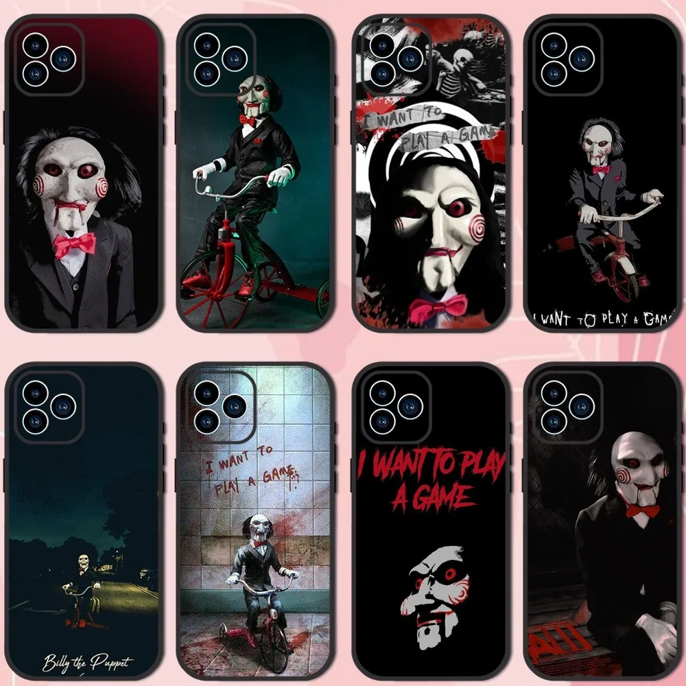 Movie Saw Billy the Puppet Phone Case For Samsung Galaxy S10 FE S21 Ultra S22 Lite Soft Phone Shell Note 10 Back Cover