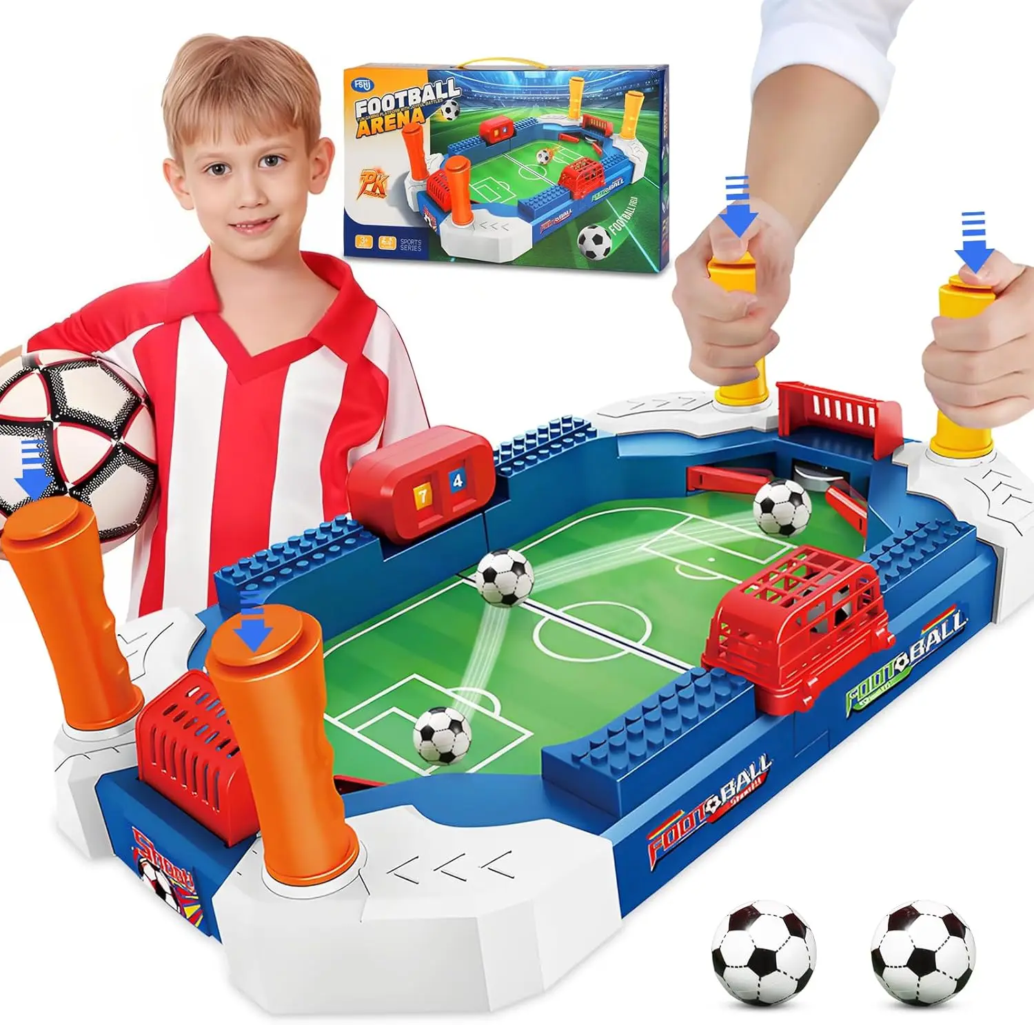 

2-Player Table Football Game for Kids Indoor Toy Gift Strategy Board Game Party Fun Educational Gift for Children