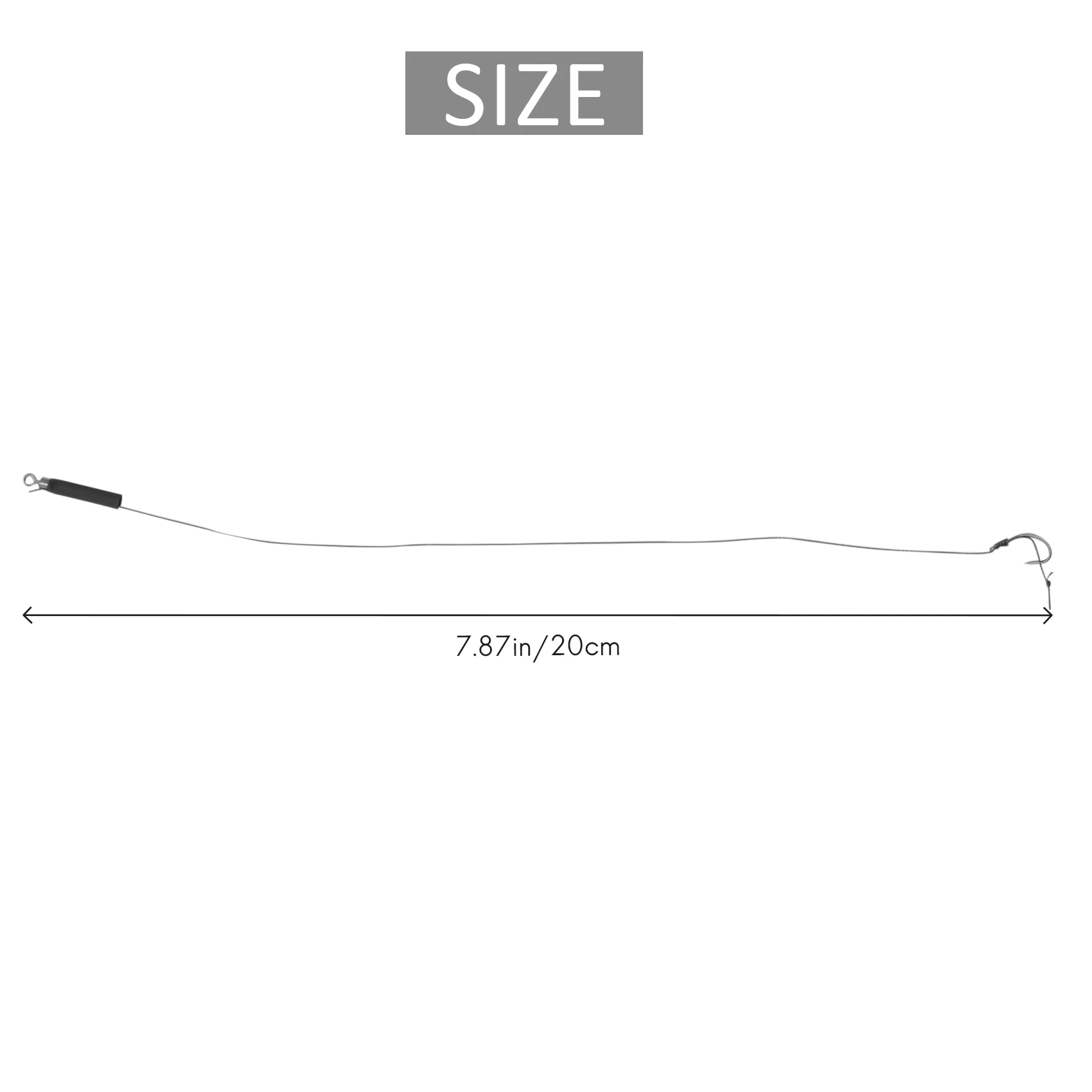 Summer sale   30 X Hair Rigs Barbless Size 6 8 10 Carp fishing Rigs Tackle 12lb Braid
