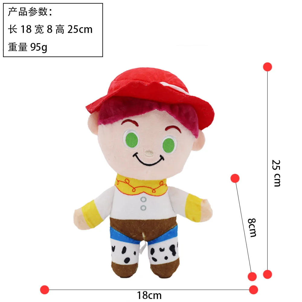 Cartoon Anime Kawaii Disney Toy Story Buzz Lightyear Woody Jessie  Toy Soft Doll Children Birthday Gift