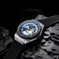 CHENXI 82442 Men's Quartz Watch Leisure Luxury Sports Waterproof Night Light Calendar World Map Dial Watch Men's Clock Gift