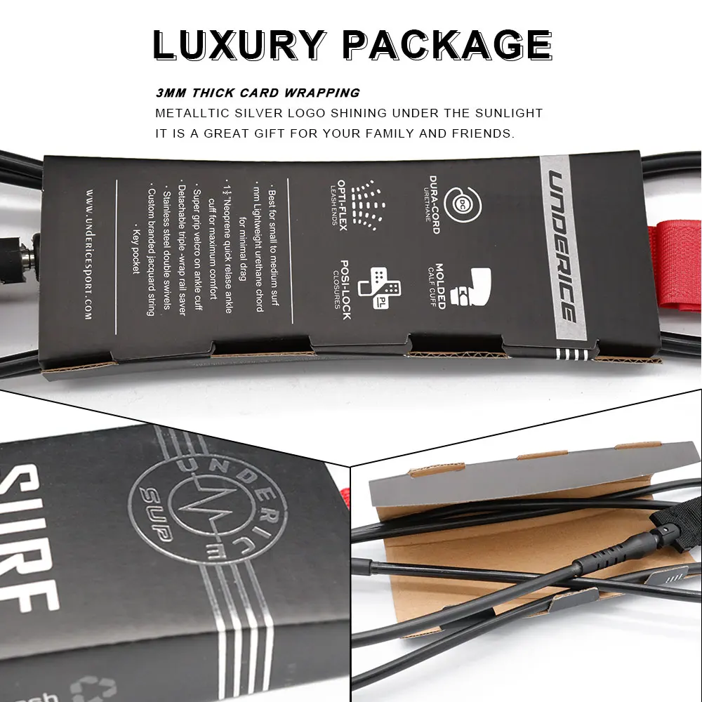 SUP Board 6-10FT Surf Leine Surf Bein Seil Surfbrett Leine TPU Edelstahl Wirbel Aufblasbare Paddle Board Longboard Fuß Seil – Detail 13