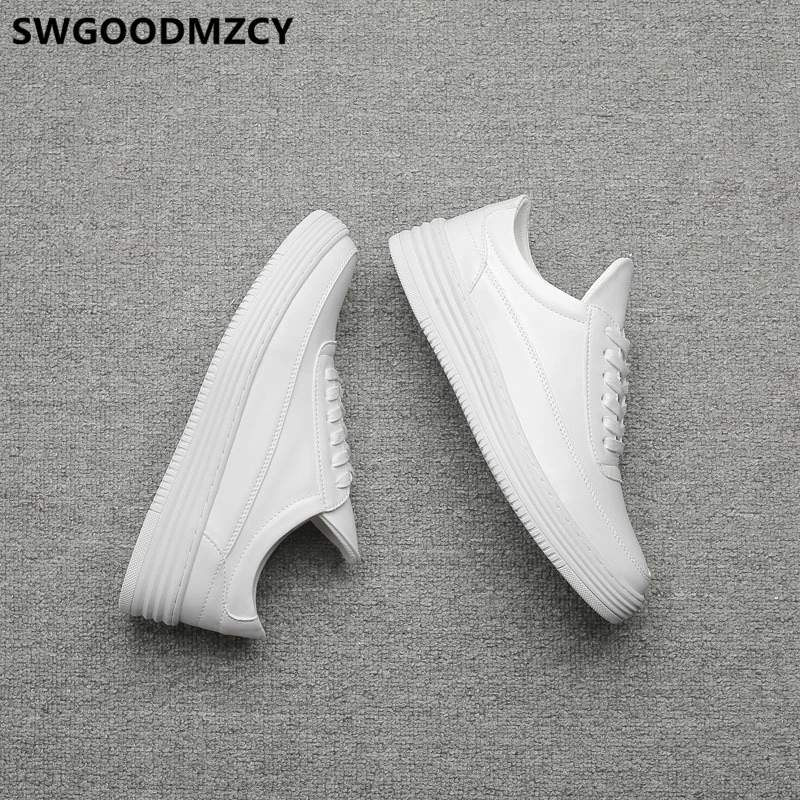 Leather Shoes Men White Sneakers Men Shoes Luxury Brand Fashion Designer Shoes Men High Quality Zapatos De Hombre Buty Damskie