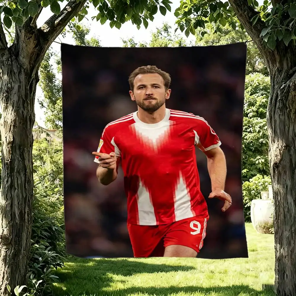 England H-Harry K-Kane 9 Flag Digital Printing Banner for Garage Wall Out Door Decoration