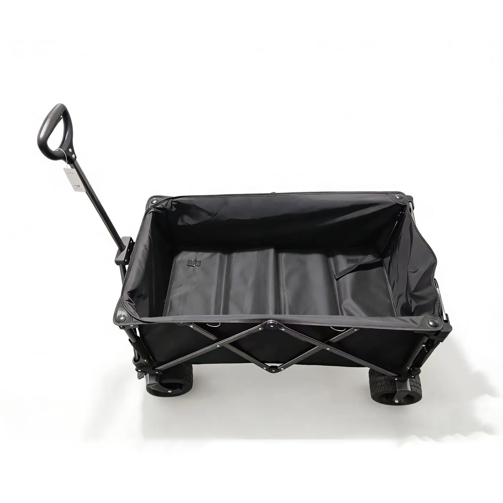 Cross-border Supply Foldable Four-Wheel Waterproof Camping Cart for Beach Shopping & Outdoor Activities OEM Customizable