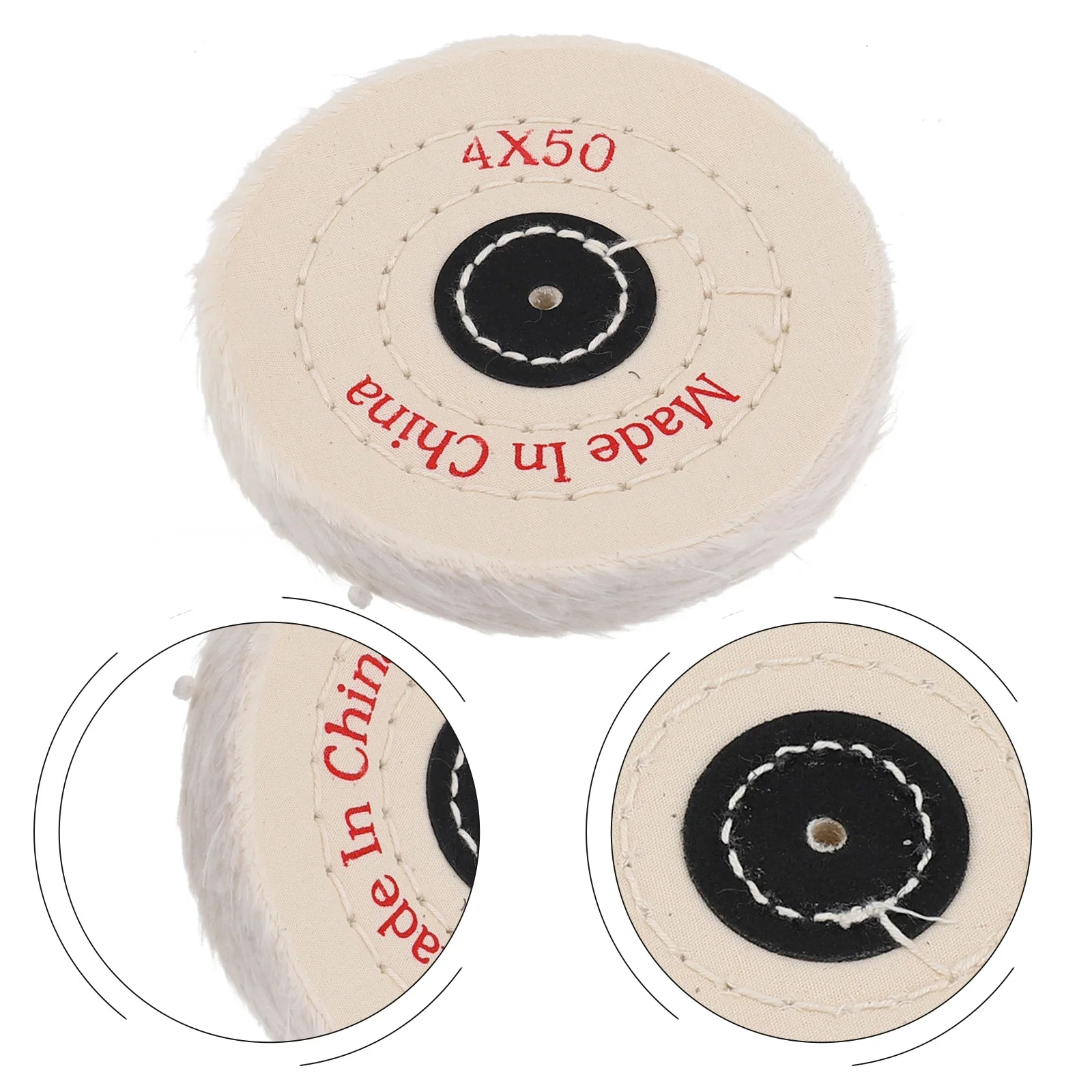 Imagem -05 - Pano Lustrando Polimento Roda Arbor Buffer Polonês Grinder Pad Mat Branco Ouro Prata Jóias Espelho 28