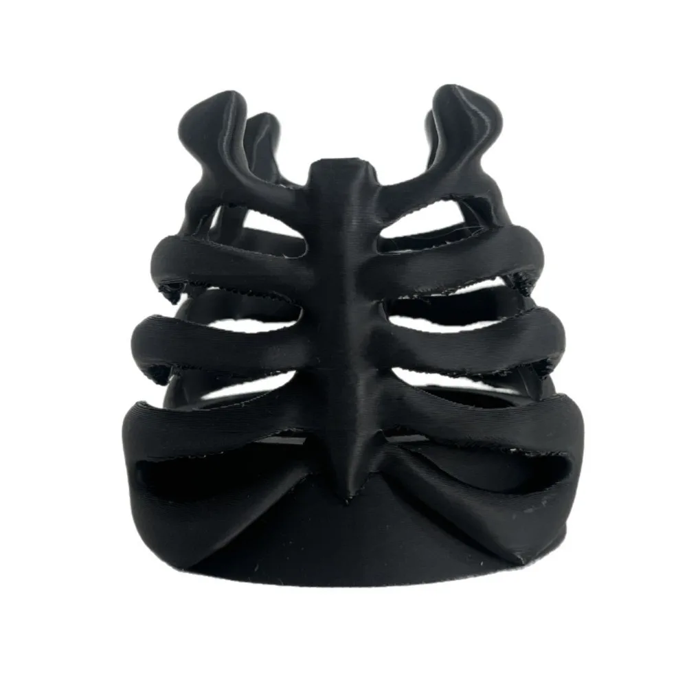 Lightweight Gothic Style Rib Cage Pen Holder Realistic Plastic Bone Pen Holder Creative Stationery Holder Halloween