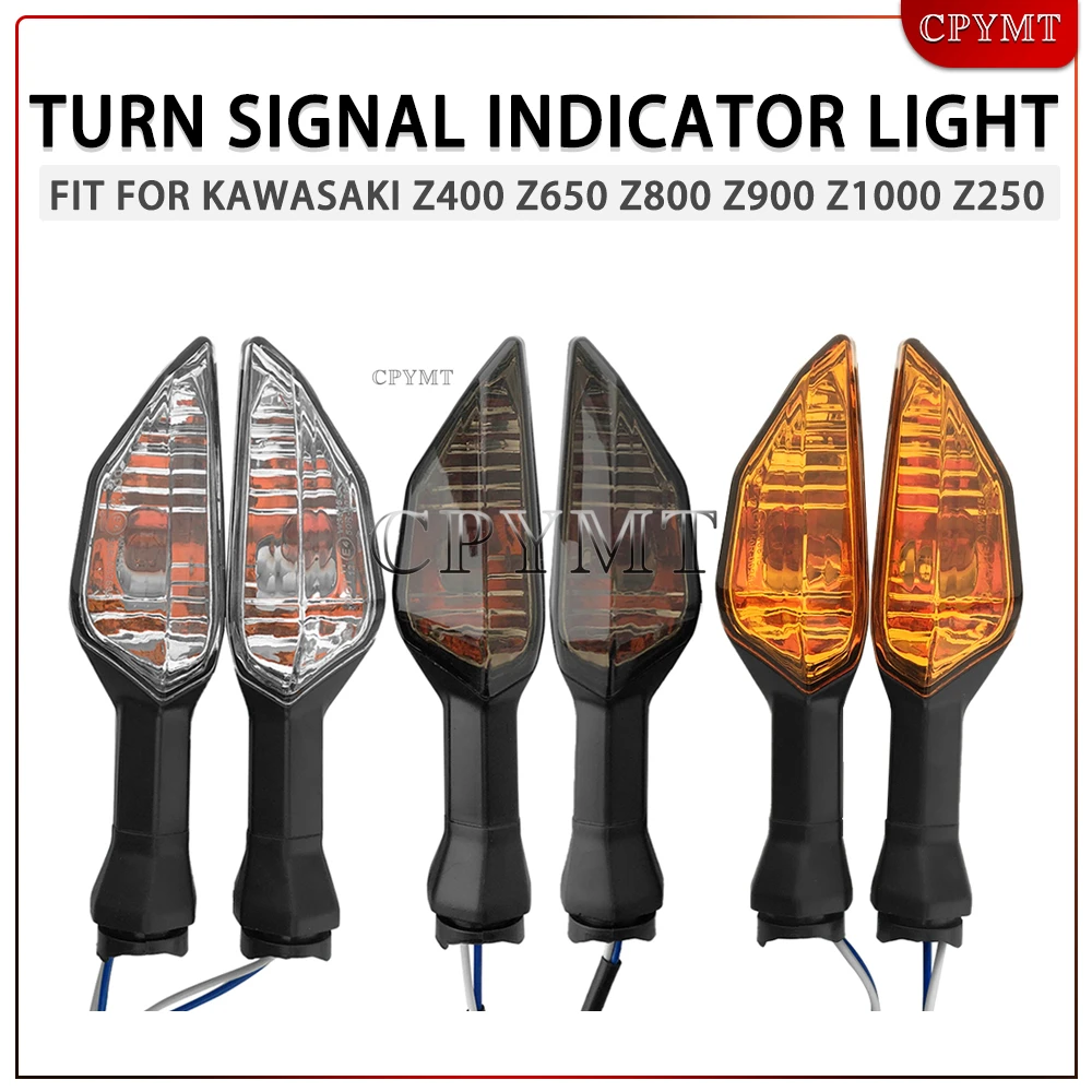 

Turn Signal Light fit For KAWASAKI Z400 Z650 Z800 Z900 Z1000 Z250 Z300 Versys X300 1000 650 KLR 125 Z250SL Indicator Flashers