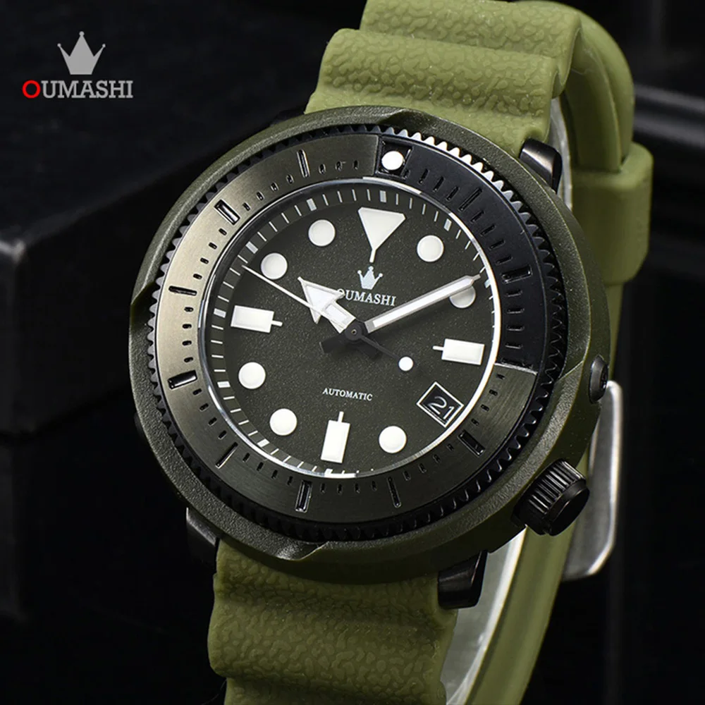 

OUMASHI NH35 Watch Customized Men's Luxury Automatic Watch 316L Stainless Steel Sapphire Glass Waterproof Case Top Watch