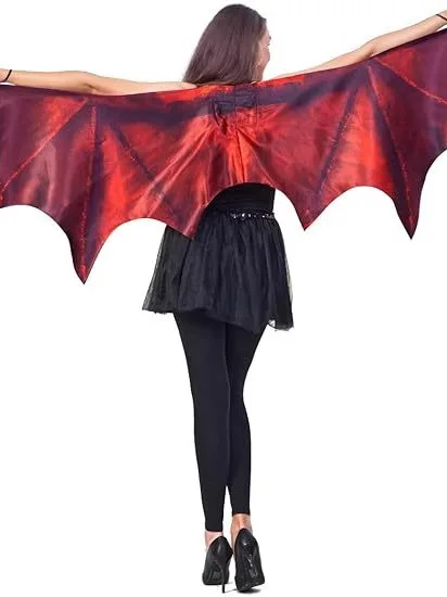 2025 een Costume viola con ali di corno di drago per le donne Halloween Carnevale Abiti alla moda Formato adulto Festival transfrontaliero