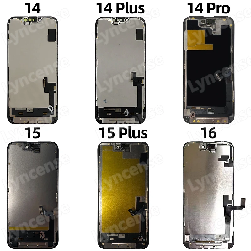 AAA++ OLED Para iPhone 13 Pro Max, LCD 12 Mini, 13, pantalla táctil digitalizadora INCELL para iPhone 12 Pro Max, 14 Plus, 15 Pro LCD X 6