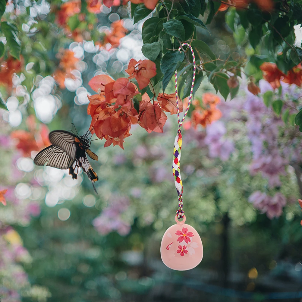 

Small Bell Pendant Hanging Jewelry Vintage Key Holder Charms Phone Chain Enamel Finish Clear Sound Decorative Hanging