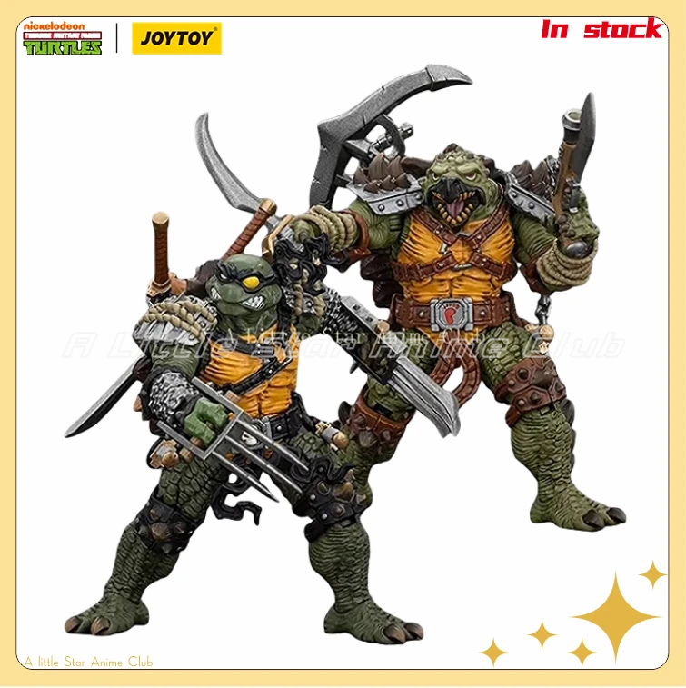 

В наличии оригинальная фигурка JOYTOY 1/18 TMNT Slash/Tokka, коллекция моделей, украшения, игрушки, подарки