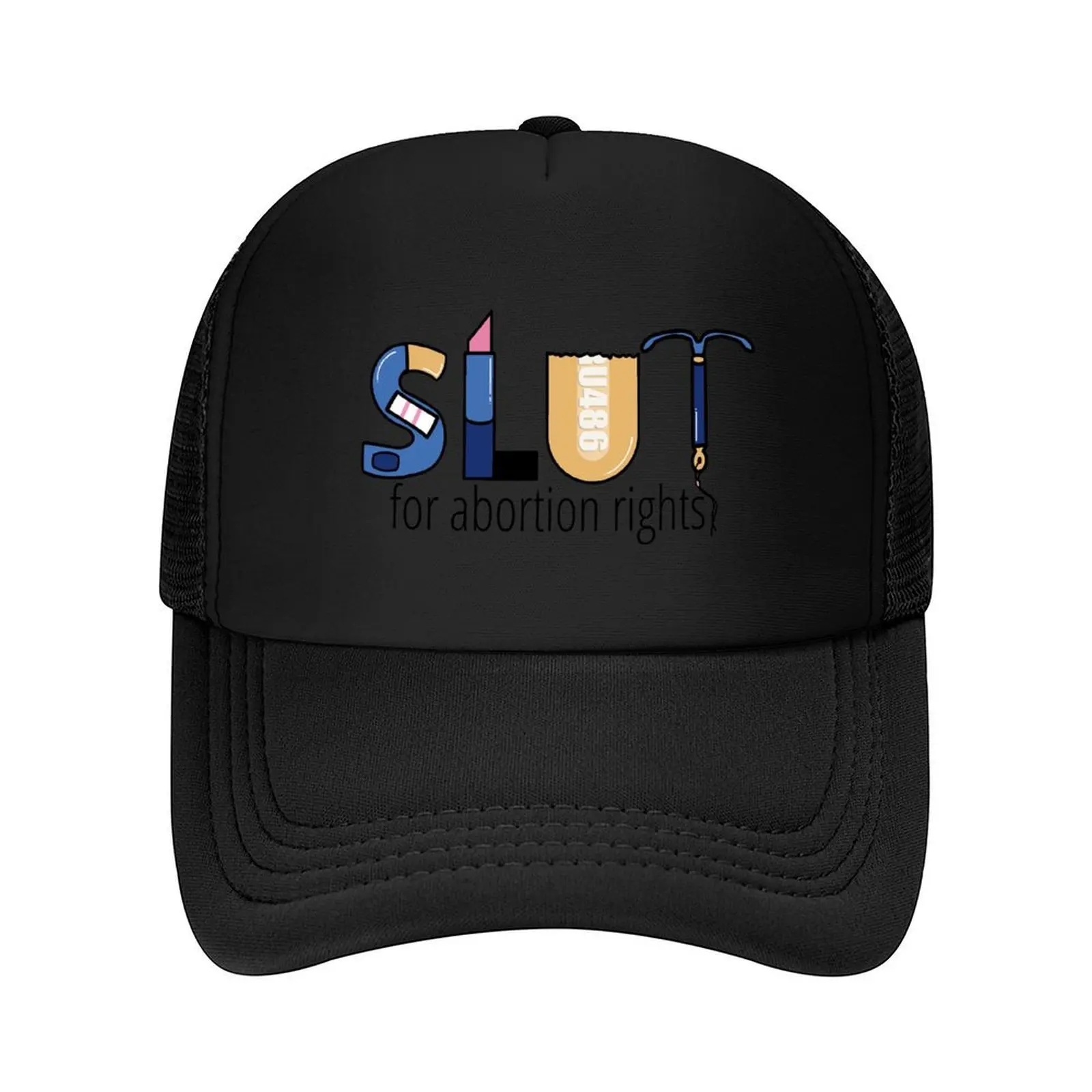 

Sl*t for abortion rights Baseball Cap Wild Ball Hat Winter hat dad hat Bobble Women's Men's