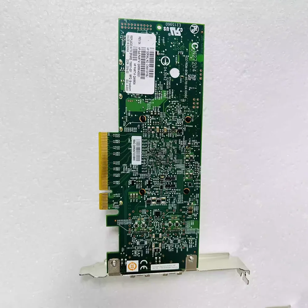HPの場合 706801 -001 CN1100R 10 ギガビット ネットワーク カード (デュアル電気ポート付き) QW990A-63001