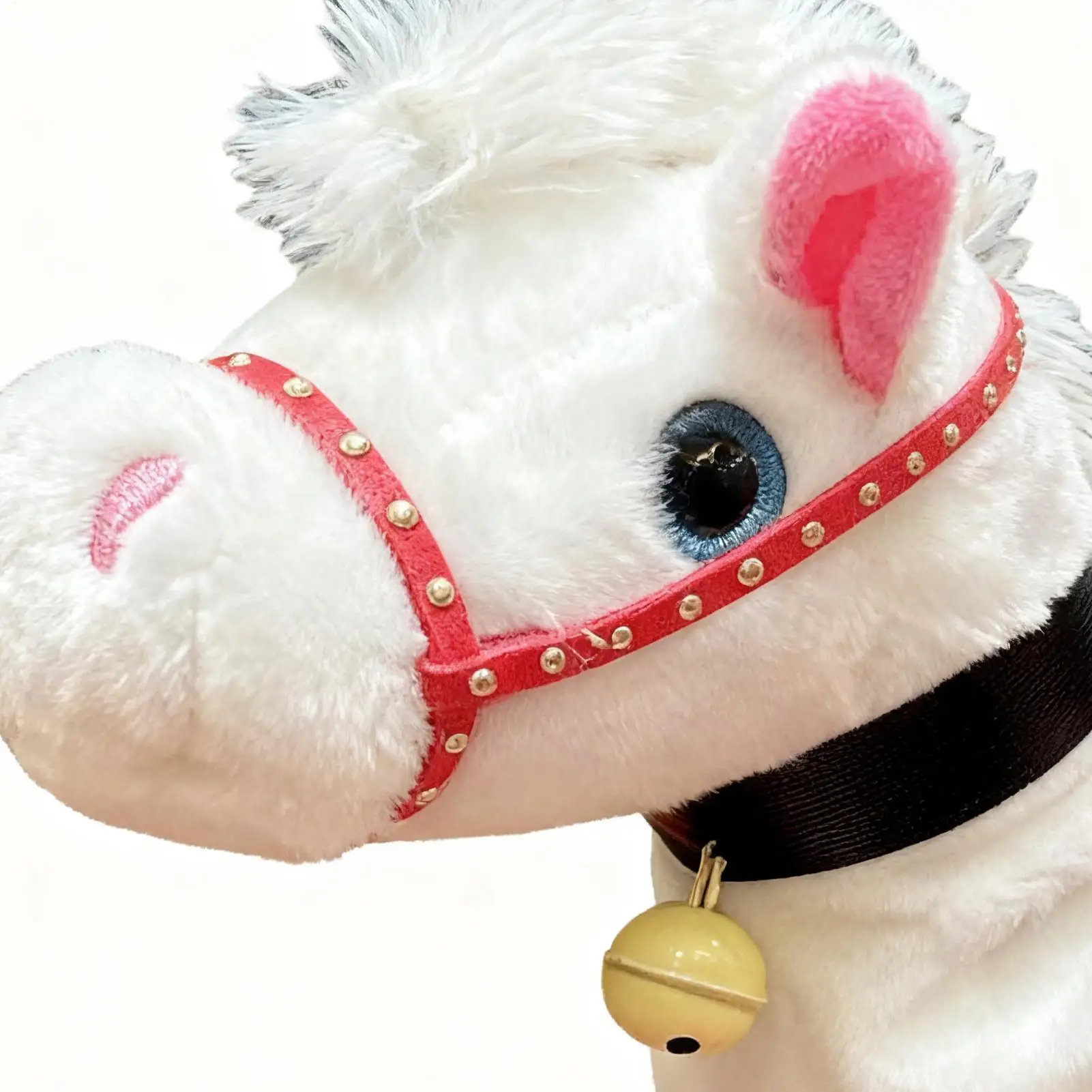 Para sala de estar brinquedo eletrônico cavalo realista calmante interativo crianças brinquedo elétrico andando cavalo para pré-escolares adolescentes