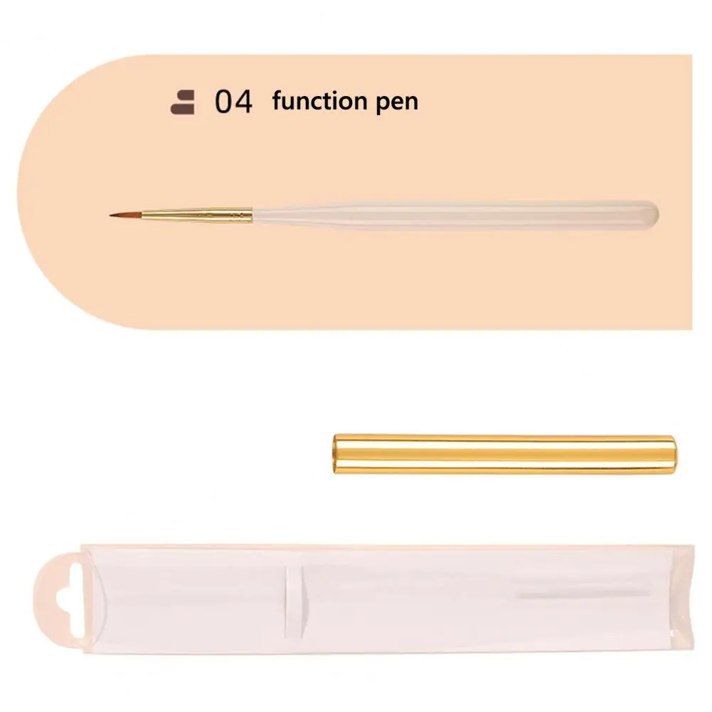 Nail Art Brush Regular Nail Polish Brush Nail Art Brush Set Brush Fine Liner Brush Dotting Pen Salon Manicure Tools for Home Diy