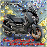TAIMEILI Titanium alloy bolts are suitable for Yamaha xmax300 motorcycle modification screw repair and replacement screw No.1