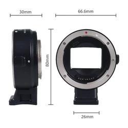 EF-NEX IV Auto Focus Lens Adapter for Canon EOS EF EF-S Lens to forSony E NEX Full Frame A9 AII7 A7RII A7SII A6500 A6300