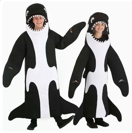 

Halloween Children's Day Stage Performance Adult Children's Ocean Underwater World Animal Whale Cosplay Costume