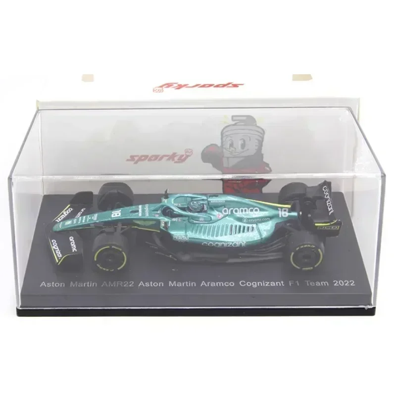 Scale model F1 Grand Prix 2022, 23 Vettel Lance Alonso racing model collection display piece, children's Christmas gift for boys