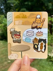Bakery Cat Enamel Pins