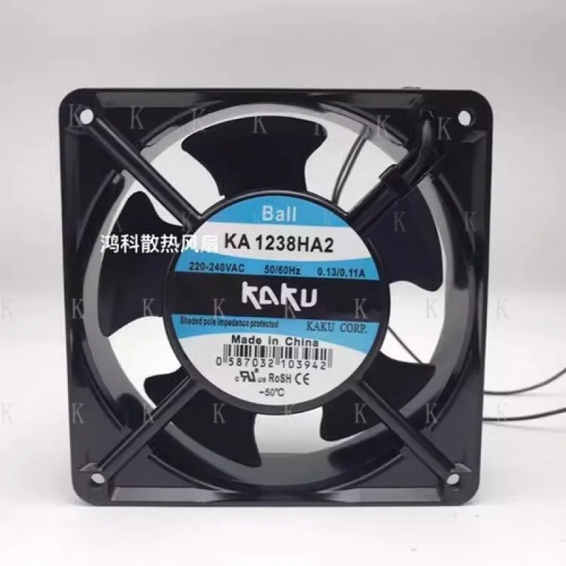

C FOR KAKU KA1238HA2 AC220V-240V 0.13/0.11A 120*120*38MM Axial Cooling Fan