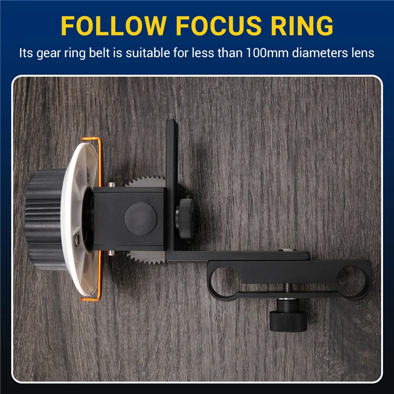 Efficient VD-F0 Camera Follow Focus 15MM Follow Focus With Gear Ring Belt For Canon Nikon Sony And Other DSLR Camera