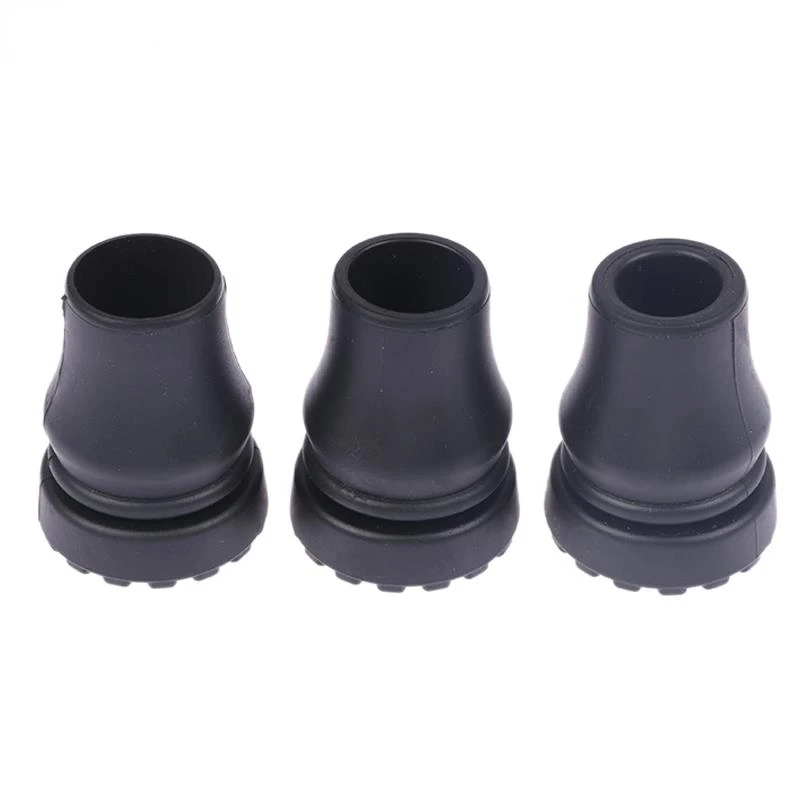 1pc Rubber Pad Cap Non-Slip Walking Stick Crutch Cane Bottom Pads Cover Protector Climbing Hiking Pole Tip 16mm 20mm 22mm