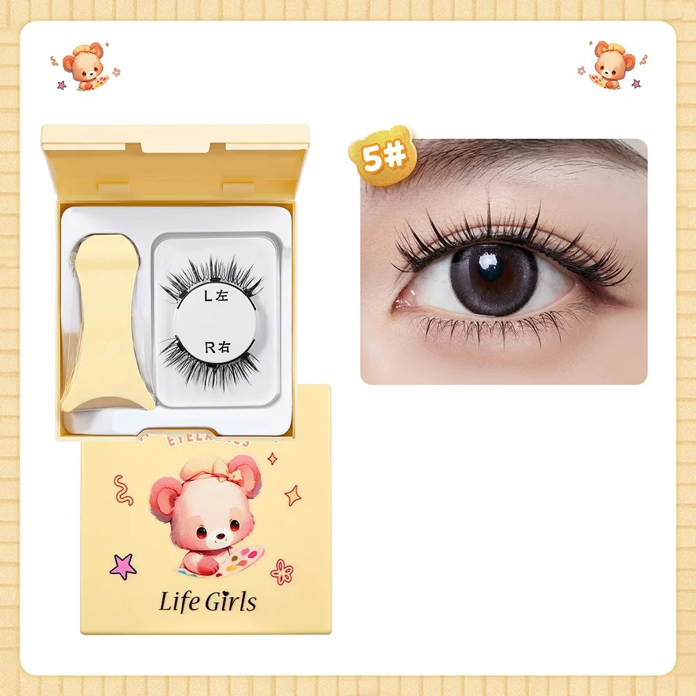 Mode Natuurlijke Nertsen Valse Wimper Handgemaakte 3D Wimperkruller Extension Tools Herbruikbare Make-up Tool Meisjes