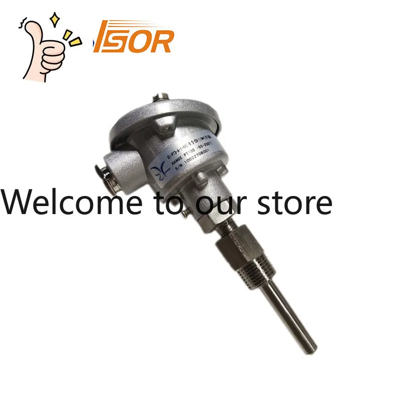 ZYSENSOR Casing Type Temperature Sensor PT1000 Pipe Diameter 9.5MM Pipe Length 50MM 1/4 * 1/2 Thread