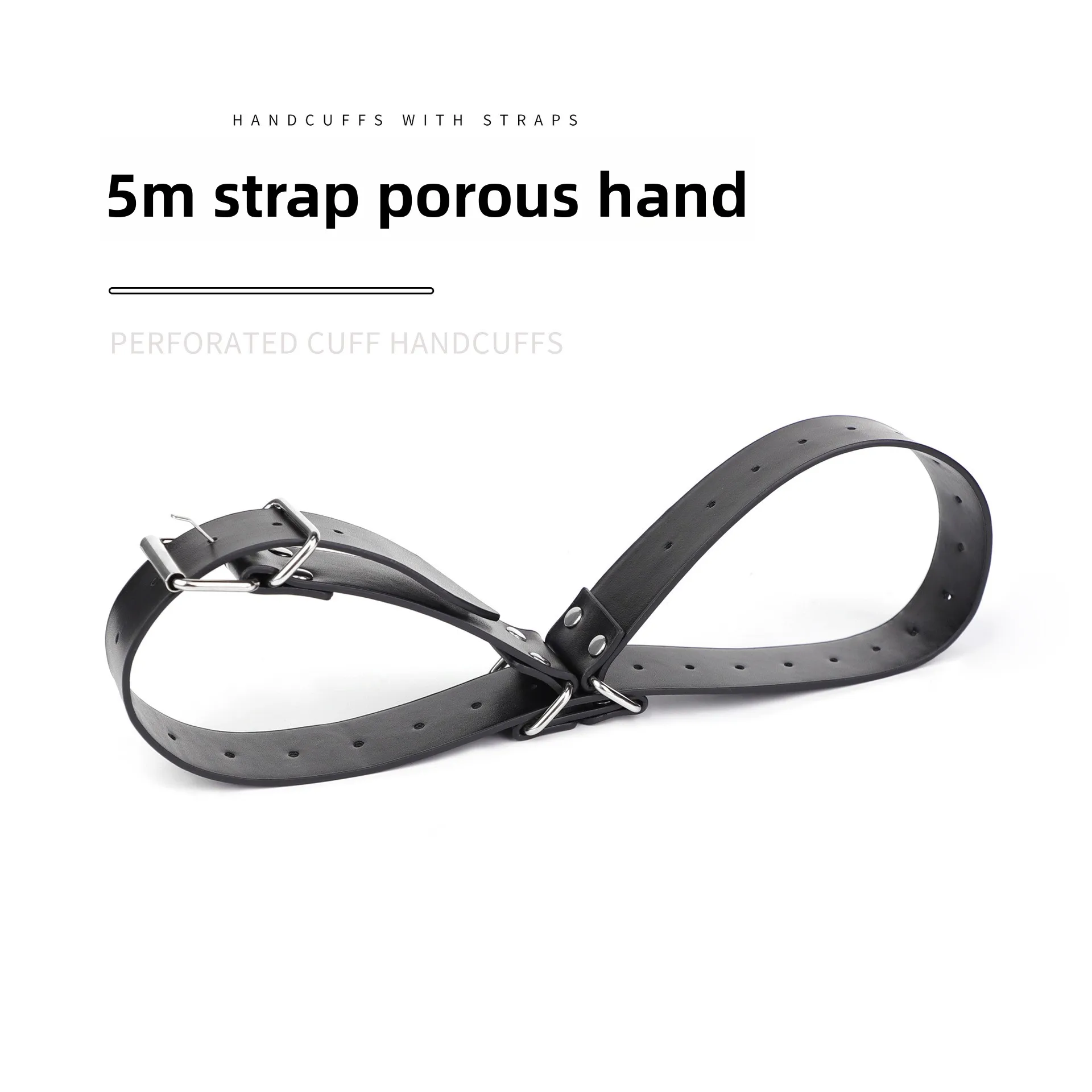 SM عبودية ضبط النفس قابل للتعديل الأشرطة متعددة حفرة أصفاد عبودية الشريط ل SM اللعب الكبار الجنس لعب للأزواج النساء الردف #1