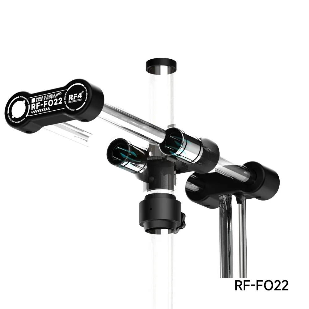 

RF-FO22 Mobile Phone Repair Microscope Metal Swing Arm Universal Telescopic Folding 360 Degree Rotating Single Arm Fixed Bracket