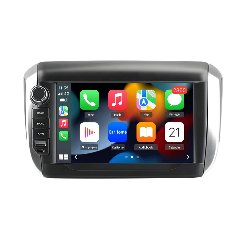 Junsun 8-Zoll Kabelloses CarPlay Android Auto Autoradio für Peugeot 2008 208 2012 2013-2018 Multimedia Kabelloses Apple CarPlay Intelligente Systeme IPS Touchscreen Stereo-Videoplayer 2 Din Autoradio