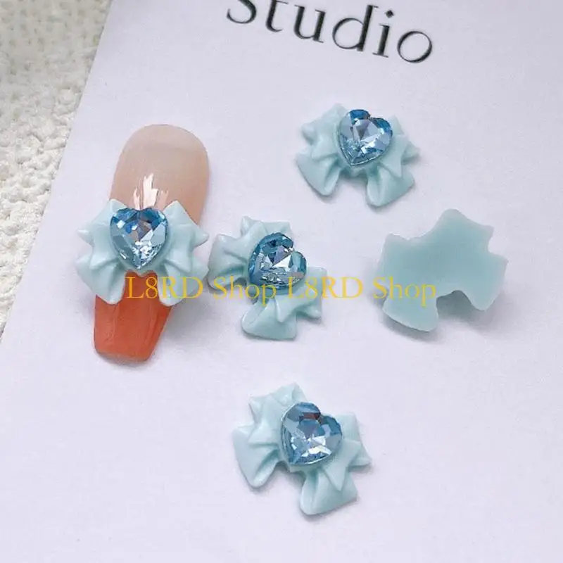 L8RD 3D Charm Resin Bowknot Art Decoration Accessory