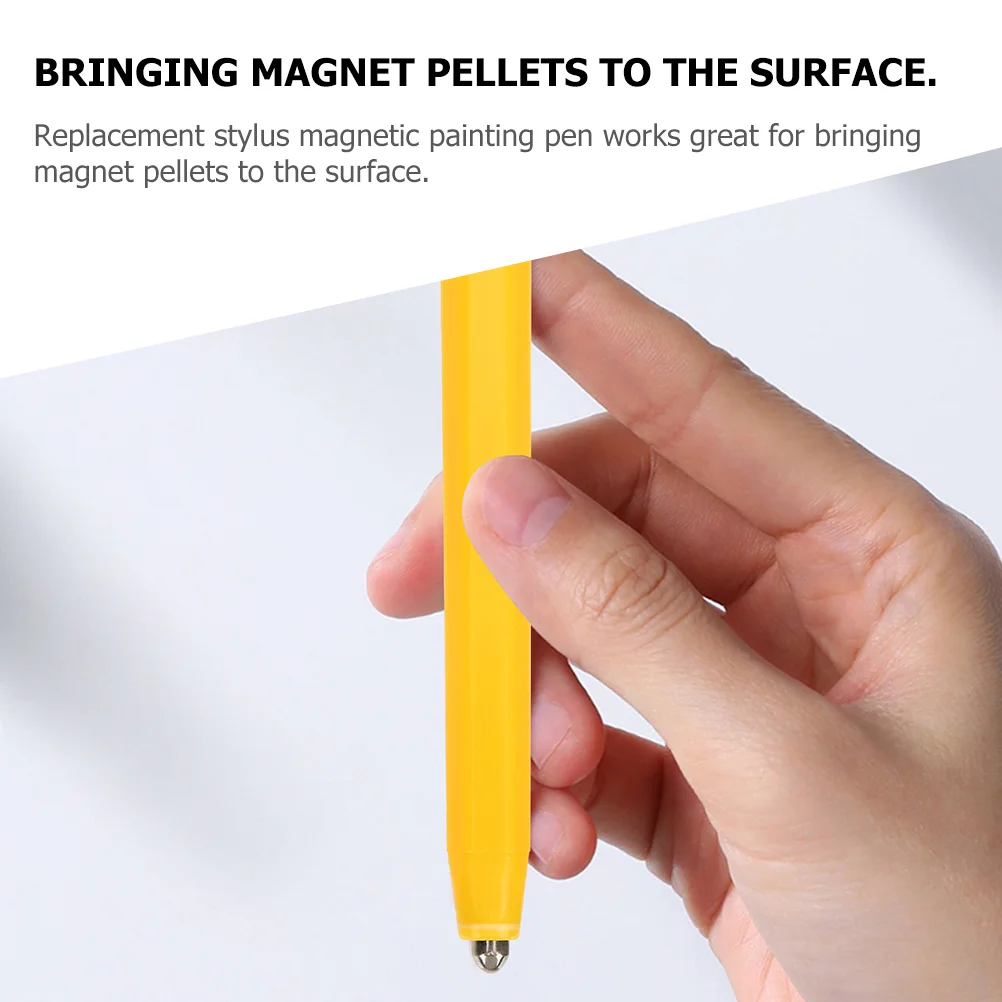 4 Pcs Magnet Pellets Drawing Pen Replacement for Magnet Drawing Board Writing Board Pen Gift for Kids Adults Educational Toys