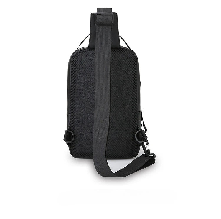 New Fashionable Men's Chest Bag, Casual and Simple Crossbody Bag, Multi-functional Large-capacity Crossbody Single-shoulder Bag