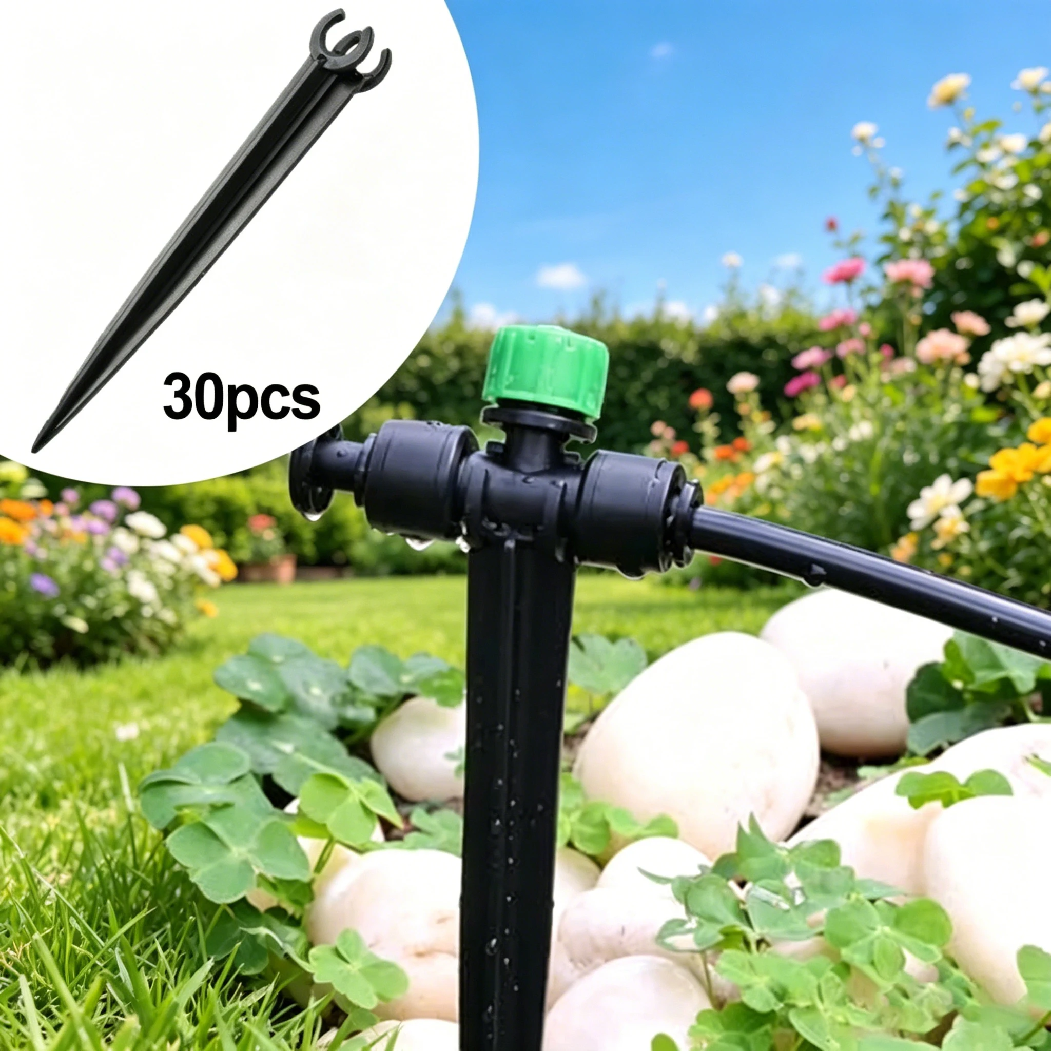 30-Pack Adjustable 14 Drip Irrigation Support Stakes For Efficient Gardening  Irrigation Hoses Lifting Tool For Drip Irrigation