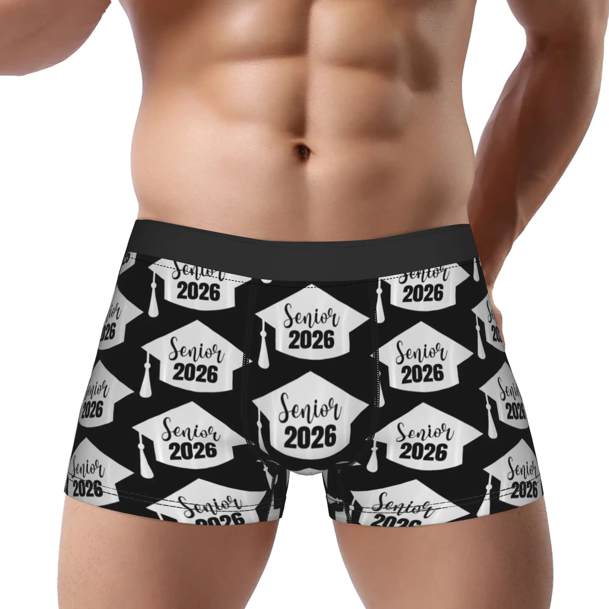 Graduation High School College Class Of 2026 Underpants Homme Panties Men's Underwear Comfortable Shorts Boxer Briefs