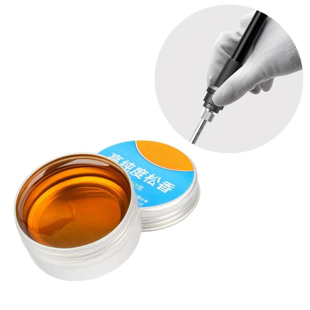 Alta Pureza Rosin Solder Paste, Soldering Tin Material, No-clean Flux, Electronic Welding Tool, 30g para Escolher, 1 Garrafa