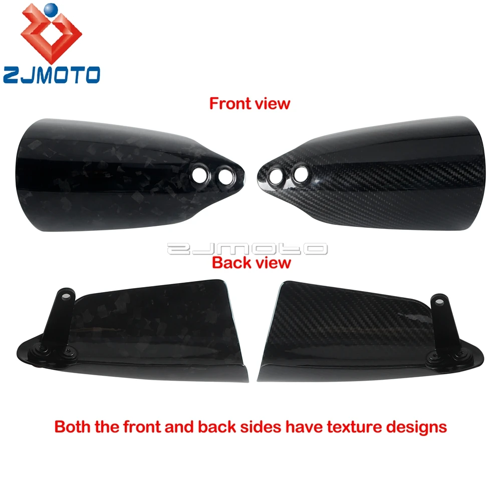 For Harley Sportster Custom Forty-Eight Low Nightster Roadster Sportster Seventy Two XL 1200V 12-16 Motorcycle Carbon Handguards