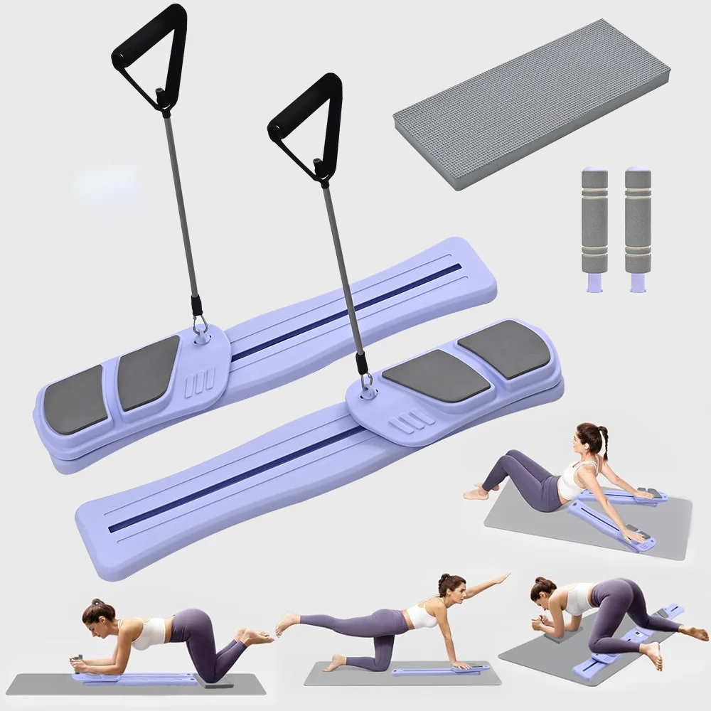 

Портативная доска для пилатеса, многофункциональная тарелка для брюшного пресса, складной съемный тренажер для пресса с противоскользящим и тихим дизайном