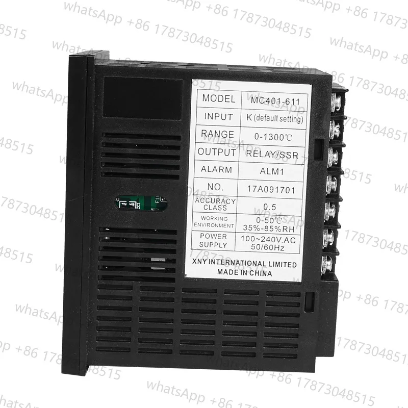MC401 Short Shell Input PID Temperature Controller Thermostat Temperature Regulator SSR Relay Output Heat Cool Alarm